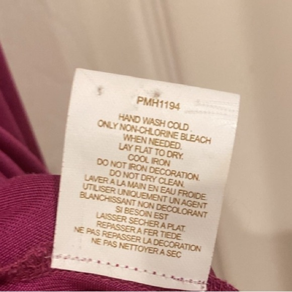 Sequin-Embellished Magenta Sleeveless Blouse- Tunic Length - Picture 7 of 9